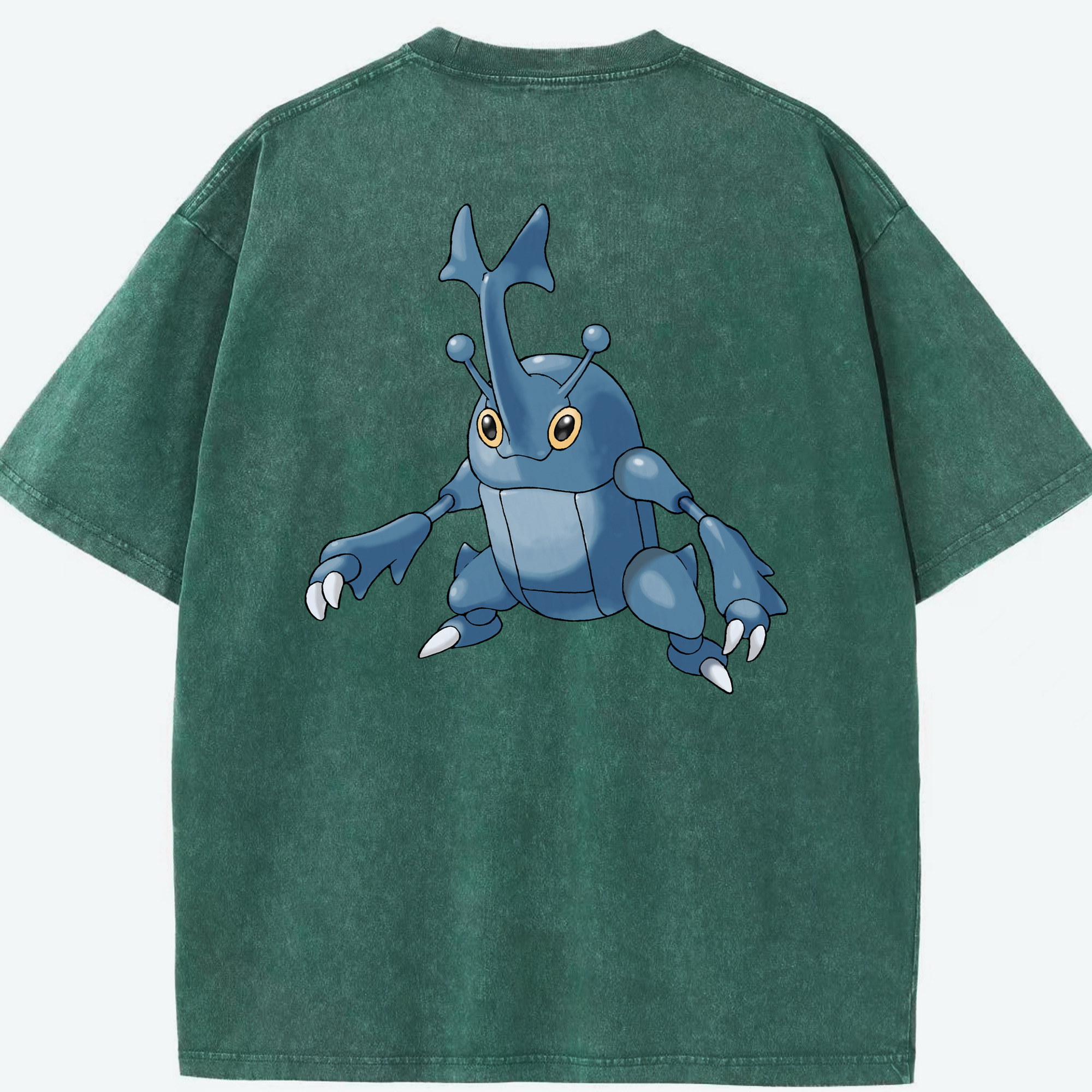 （画像用） ポケットモンスター Pokémon 綿100% ヴィンテージ風 半袖Tシャツ（背面プリント）